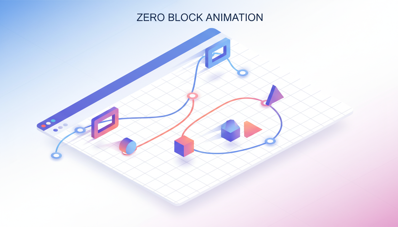 Анимация и интерактивность в Zero Block.